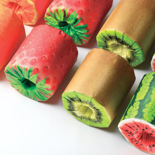 Diseño de Packaging The Fruits Toilet Paper