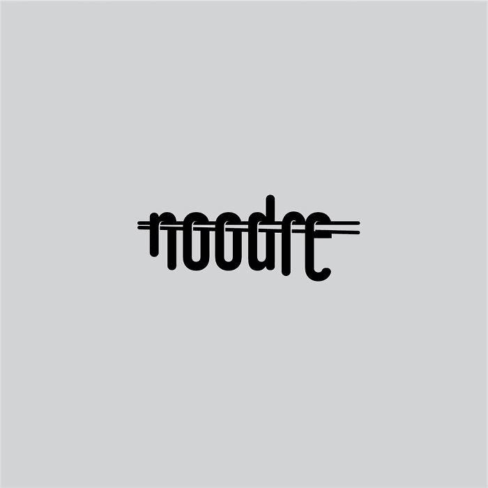 tipografía creativa para diseño de logotipo