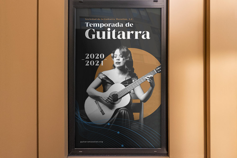 branding banner calle evento guitarra mazatlan