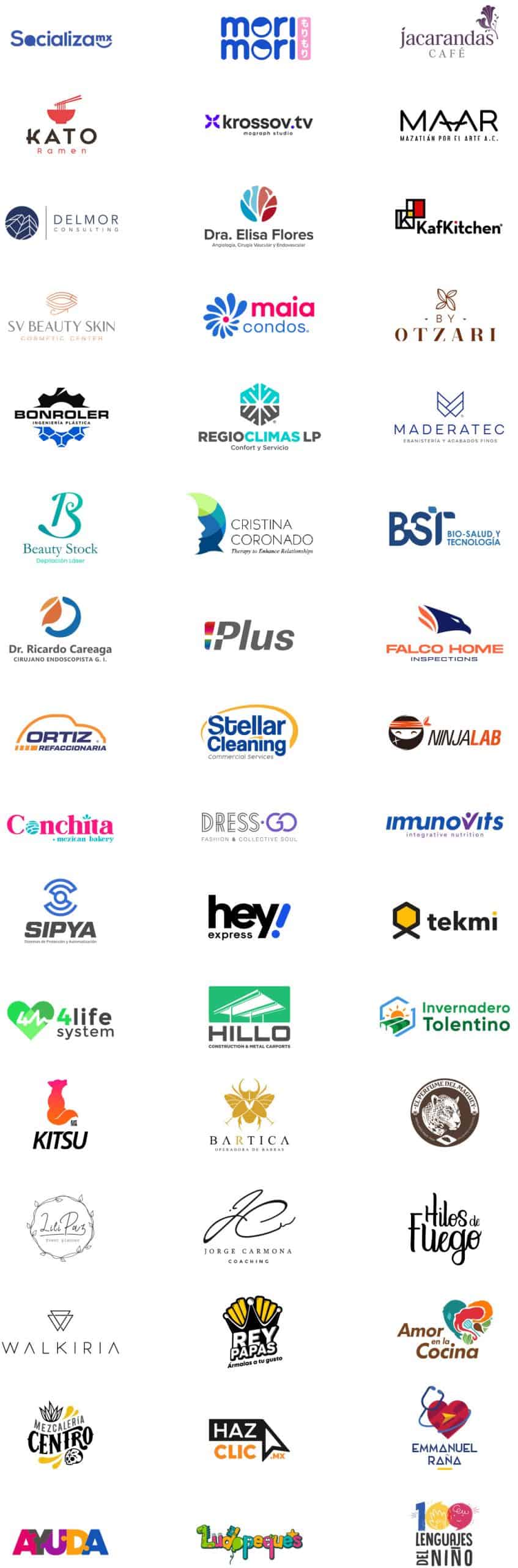 Branding logos ejemplos muestra
