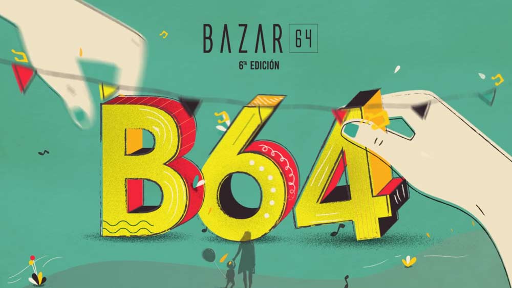 video animado bazar promocional motion graphics