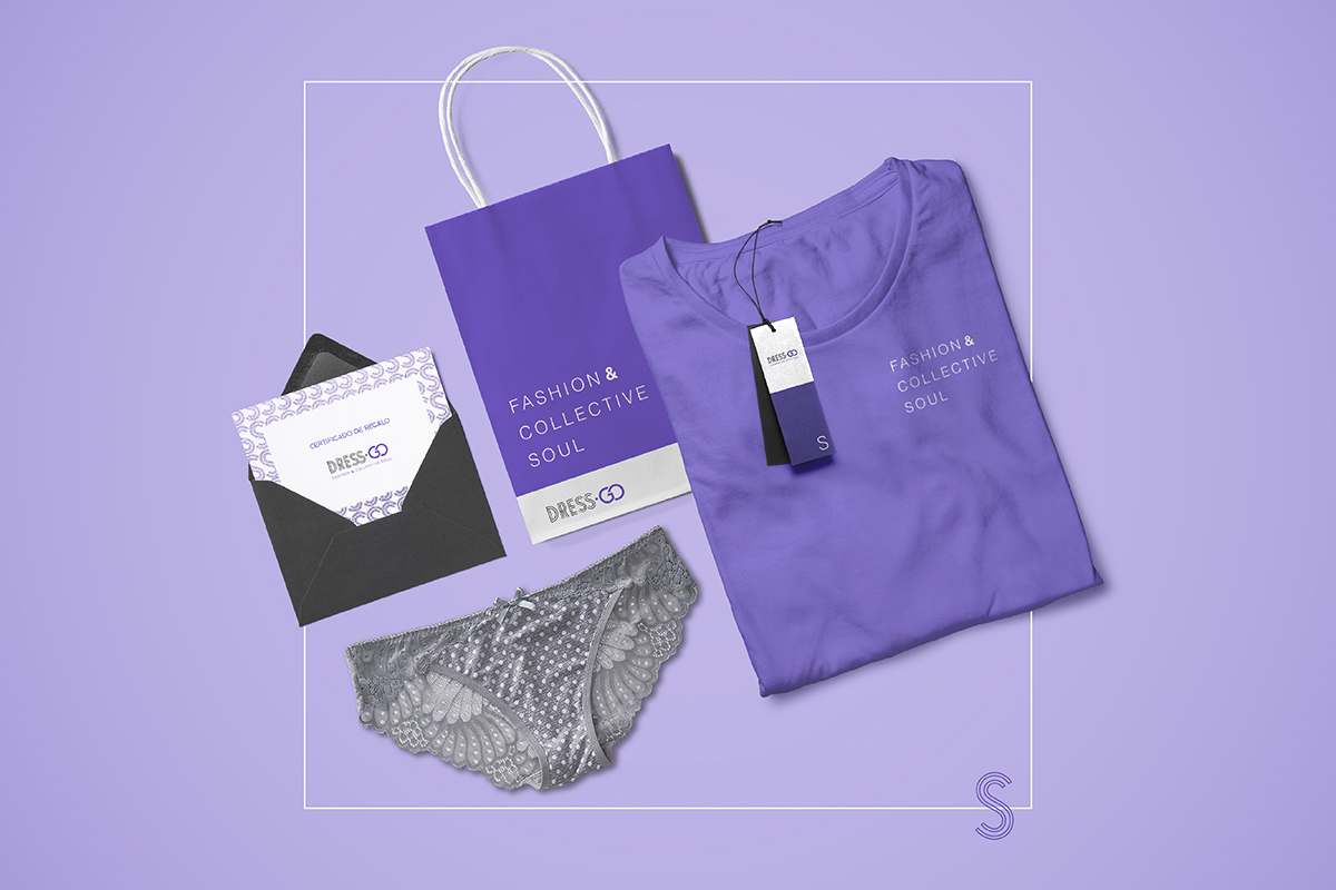 dress go identidad visual desarrollo de marca de ropa