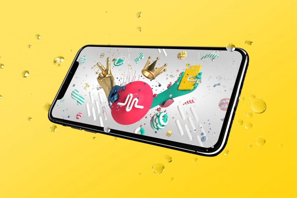 musically diseño de banner 3d nortika