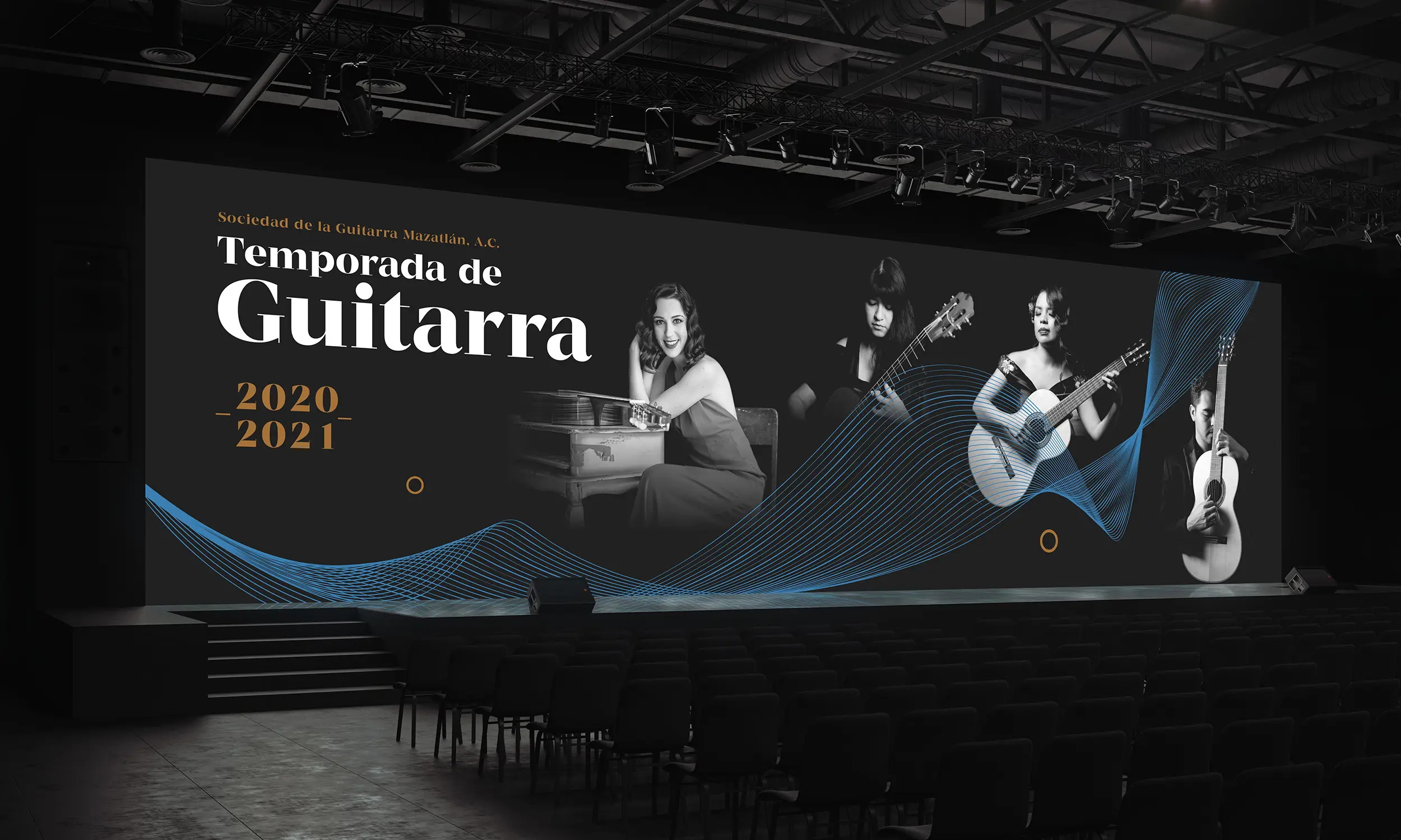 temporada de guitarra mazatlan identidad visual agencia diseño